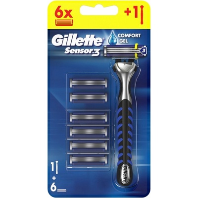 Gillette Sensor3 + 3 ks hlavic