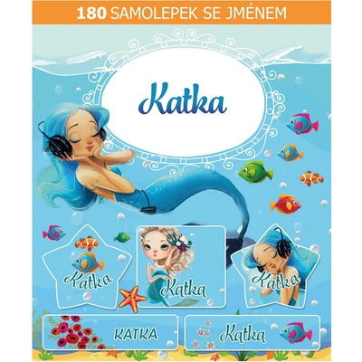 ARGUS Veselé nálepky samolepky se jménem Katka