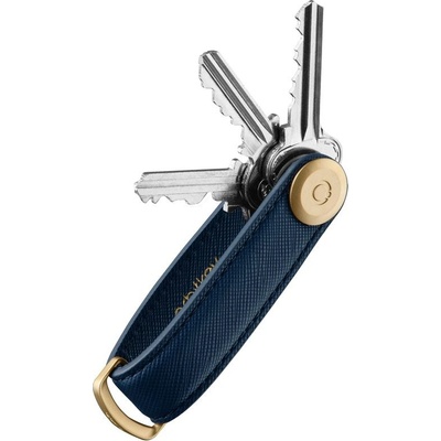 Kožená Orbitkey 2.0 Saffiano Oxford Blue tmavě modrá