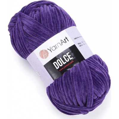 Pletací příze YarnArt DOLCE 972 fialová, efektní, 100g/120m