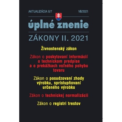 Aktualizácia II/7 2021 Živnostenské podnikanie, Register trestov
