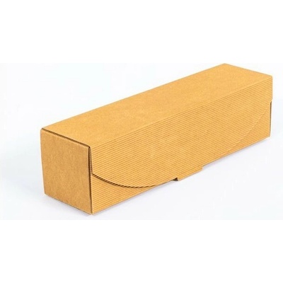 Krabice na víno hnědá, 1 lahev 318x85x87 mm 4VVL FE 450g/m² - paleta 1200 ks