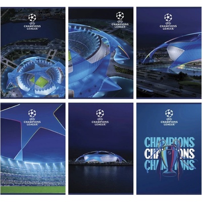 Champions league Тетрадка с подложка champions league a/4 54 страници с поле 67273a (67273a)