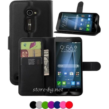 Image 1 of ASUS Zenfone 2 ZE500CL Magnetic Wallet Кожен Калъф и Протектор