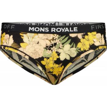 Mons Royale kalhotky Folo Floral Camo černá