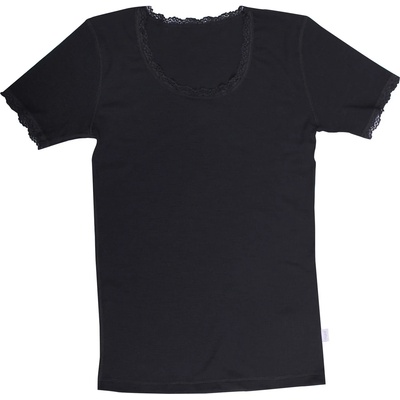 Joha Дамско мериносово термобельо Joha Women's T-Shirt 70403 Merino base layer - Black (115-2111-0112)