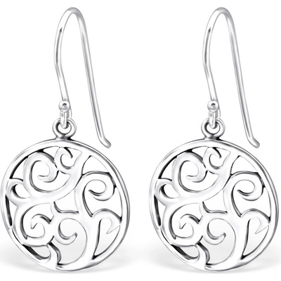 All4Silver strieborné náušnice kruhy M27051-A4S