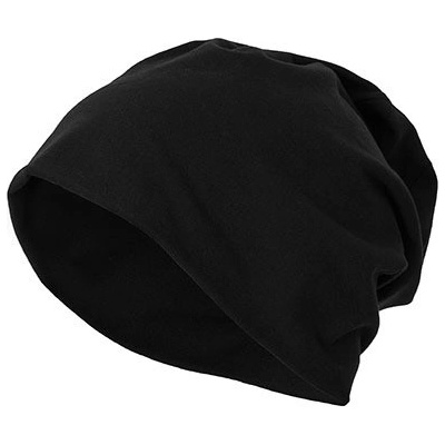 Build Your Brand Jersey beanie Černá