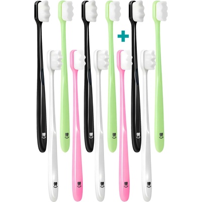 Nanosmile Ultrajemný zubní kartáček Multicolor 11 ks