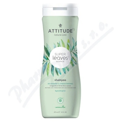 Attitude Super leaves s detoxikačním účinkem šampón vyživující pro suché a poškozené vlasy 473 ml