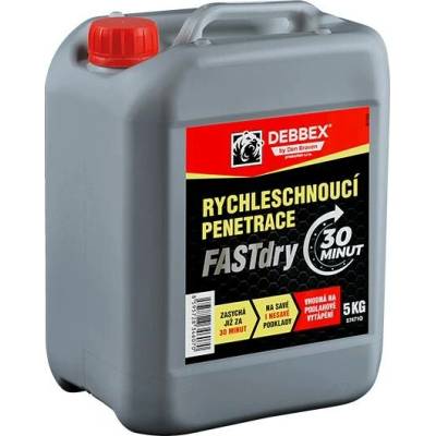 Den Braven Rychleschnoucí penetrace FASTdry 5 kg kanystr transparentní