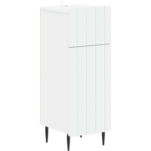vidaXL Шкаф за баня ZWOLLE Бяло 30 x 31 x 79, 5 см Инженерна дървесина (896385)
