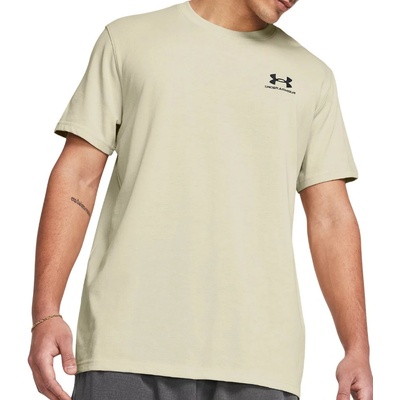 Under Armour Тениска Under Armour UA M LOGO EMB HEAVYWEIGHT SS-BRN Сребърно Velikost M