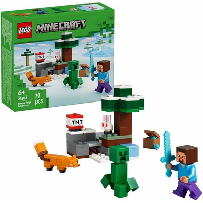 LEGO® Minecraft 21583 Steve a dobrodružstvo v tajge