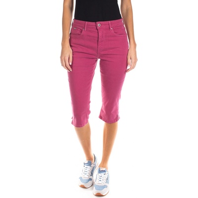 Pepe Jeans dámské kraťasy SKINNY CROP HW růžová