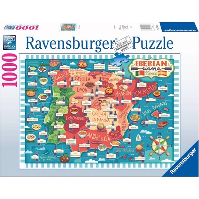 Ravensburger Cesta za iberským vínem 1000 dílků