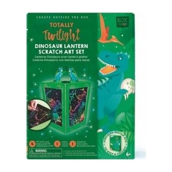 Box Candiy Dino Lantern Creative Scratch Card Set