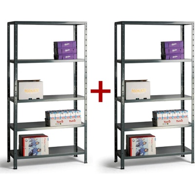 B2B Partner Regál 1792 x 900 x 400 mm 5 polic
