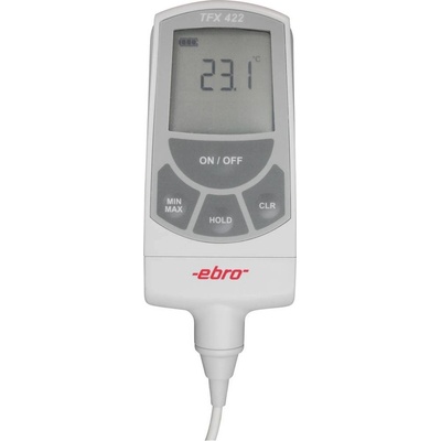 ebro TFX 422C-150 Teplotní rozsah -25 až 50 °C, typ senzoru Pt1000