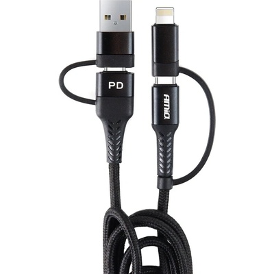 Multikabel USB C-USB C iOs USB A FullLINK 1m UC-15