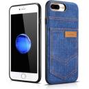 Pouzdro XOOMZ Jeans Pocket iPhone 7 Plus modré