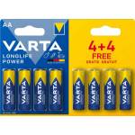 VARTA High Energy, AA батерии, алкални, 8 бр