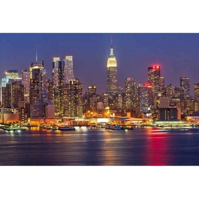 Dimex MS-5-0003 vliesová fototapeta na zeď Manhattan v noci, rozmery 375 x 250 cm