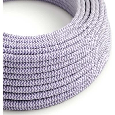 Crative Cables RZ07 lilavo 2x0,75mm² bílý 1 m
