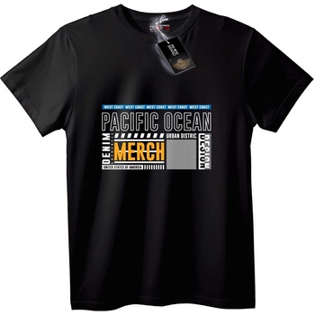 NOONEBRAND Тениска Pacific Ocean Градски Мърч - 3XL, White