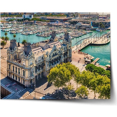 Sablio Plagát Barcelona Prístav - 90x60 cm