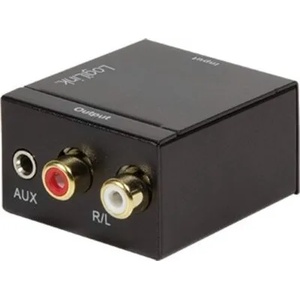 LogiLink Adaptor AV Coaxial/Toslink to Analog/3.5mm, CA0101