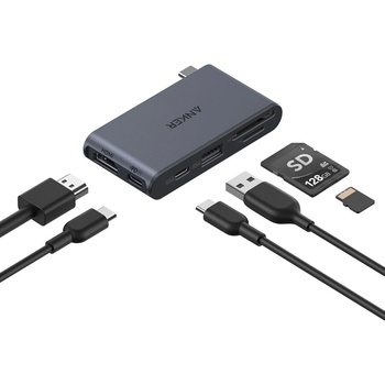 Anker Nano 6-in-1 USB-C PD Media Hub (A83C3011)