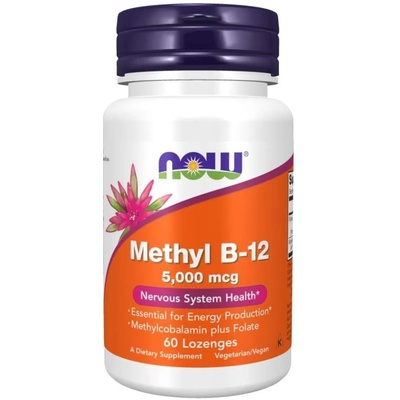 NOW Methyl B-12, 60 таблетки, Now