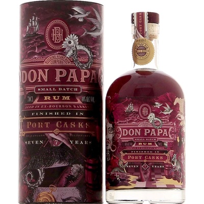 Don Papa Port Cask 40% 0,7 l (čistá fľaša)