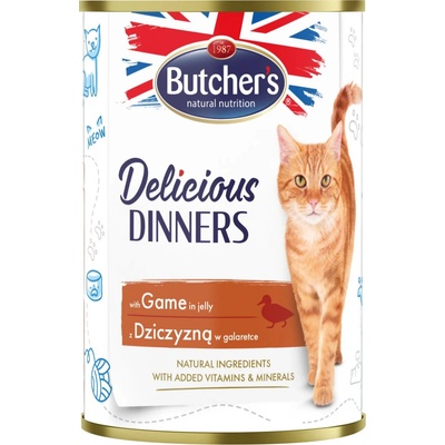 Butcher's Cat Delicious jelenia v želé 400 g