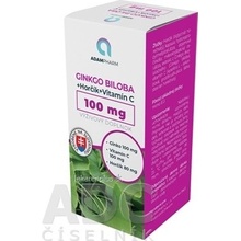 ADAMPharm Ginkgo Biloba+Horčík+Vitamín C 60 kapsúl