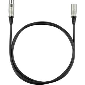 HyperX Аудио кабел HyperX XLR, XLR мъжко към XLR женско, 3м, черен - 6Z2B9AA (6Z2B9AA)