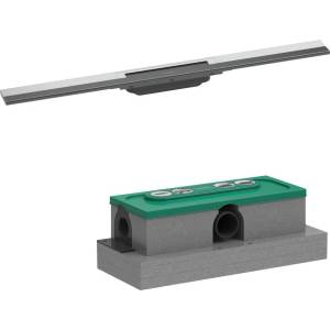 Hansgrohe Комплект душ канал с капак Hansgrohe RainDrain Flex регулируем 80 см, гланциран хром (56044000+01001180)