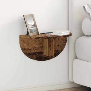 vidaXL Стенен рафт Монтиране на стена Старо дърво 48 x 24 x 24 см (891444)