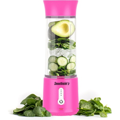SmoothieJet 2 prenosný USB Smoothie 500 ml Tmavoružová