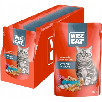 Wise Cat s rybou v jemnej omačke 100 g