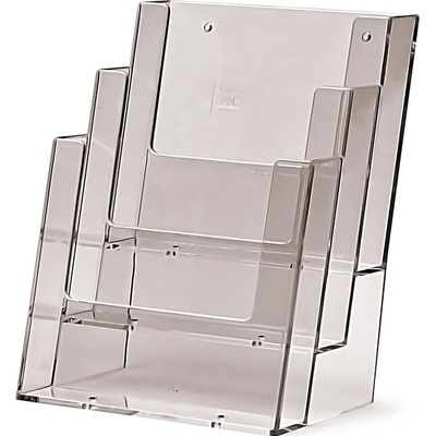 Jansen Display Stojánek na letáky A5 3 kapsy za sebou, 166 x 218 mm – Zboží Mobilmania