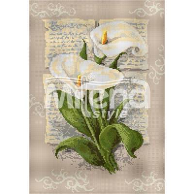 Milena Style Писмо с калии - гоблен със схема