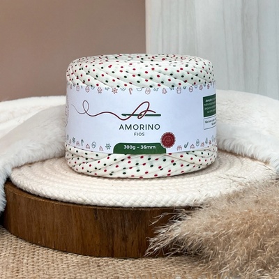 Amorino Fios Textilní špagáty Amorino Fio s potiskem - Premium 36mm Natalino – Zboží Dáma