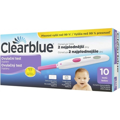 Glynn Aesthetics Clearblue digitální ovulační test 10 ks