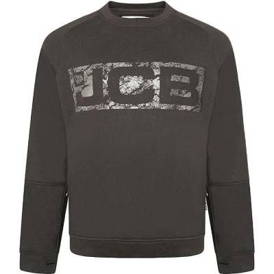 JCB Trade Crew černá pánská mikina