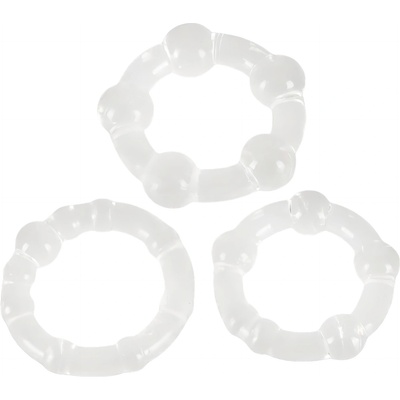 You2Toys - Бъдете твърди! комплект пенис пръстени - прозрачен (3 бр. )