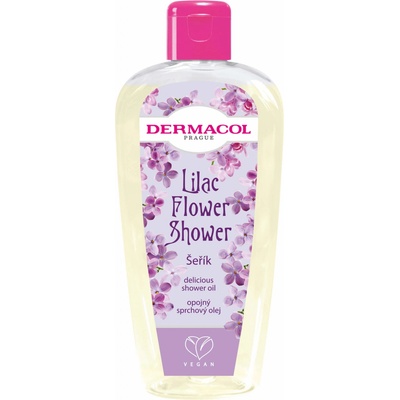 Dermacol opojný sprchový olej Šeřík Flower Shower (Delicious Shower Oil) 200 ml