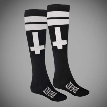 HYRAW чорапи до коляното hyraw - cross kneee white - scks-kn-crss-wh