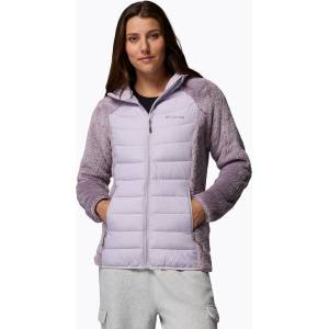 Columbia Дамско хибридно яке Columbia Powder Lite II Sherpa Hybrid shale purple/lavender pearl